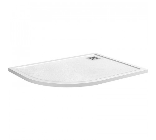 Душевой поддон из искусственного камня BelBagno Uno 120x90 R TRAY-MR-UNO-RH-120/90-550-35-W-R-CR Белый