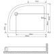 Акриловый поддон для душа Grossman 120х90 GR-41210920L Белый