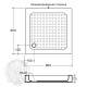 Керамический душевой поддон Migliore 80x80 ML.PDQ-28.370.BI Белый