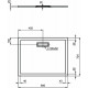 Акриловый поддон для душа Ideal Standard Ultraflat New 90х70 T447401 Белый