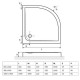 Акриловый поддон для душа Excellent Sense Compact 80x80 BREX.SEN08WHC Белый