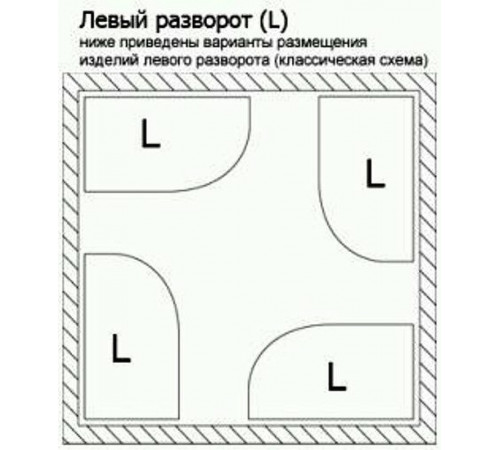 Душевой поддон из искусственного камня Эстет Омега 100х80 L ФР-00000768 Белый