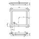 Душевой поддон из искусственного камня Эстет Гамма М 90х90 ФР-00000755 Белый