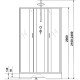 Душевая кабина Niagara Classic 120х90 NG-43295-14QBKT без гидромассажа