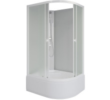 Душевая кабина Niagara Promo 100x80 L P100/80/40L/MT/BK без гидромассажа