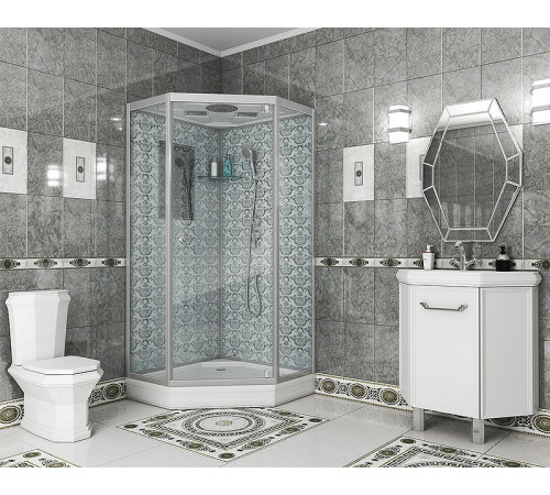 Душевая кабина Niagara Luxe 90x90 NG-7701DW без гидромассажа