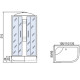 Душевая кабина Мономах 100x80x44 C МЗ L 10000005838 без гидромассажа