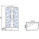 Душевая кабина Мономах 110x80x44 C МЗ R 10000005840 без гидромассажа
