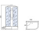 Душевая кабина Мономах 100x80x44 C МЗ R 10000005837 без гидромассажа