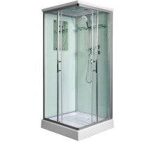 Душевая кабина WeltWasser WW500 Laine 902 90x90 10000003262 профиль Хром стекло прозрачное