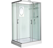 Душевая кабина WeltWasser WW500 Laine 1201 120x90 10000003270 профиль Хром стекло прозрачное