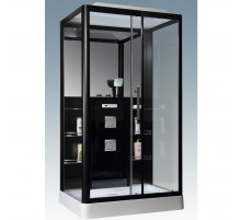 Душевая кабина Grossman GR-227 120x90 профиль Черный стекло прозрачное