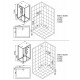 Душевая кабина Esbano ESE-118CKR 110x85 ESKE118CKR без гидромассажа