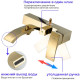 Душевая система Gappo G07-3 G2407-3 Золото