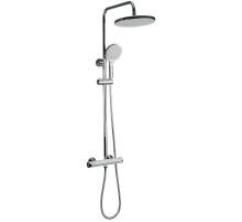 Душевая система Gappo G03-8 G2403-48 с термостатом Белая Хром