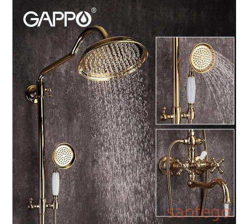 Душевая система Gappo G89-4 G2489-4 Бронза