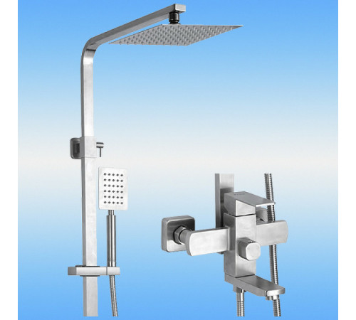 Душевая система Frap F2421 Нержавеющая сталь