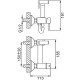 Гигиенический душ со смесителем Frap F7503-4 Бронза