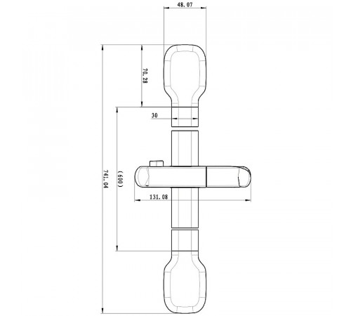 Душевая штанга Lemark LM8078C Хром