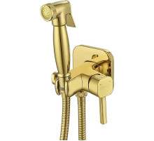 Гигиенический душ со смесителем Lemark Solo LM7165G Золото