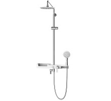 Душевая система Lemark Tropic LM7007C Хром Белый