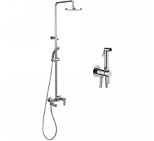 Душевой комплект Paffoni Light KITZCOL632CR110 из душевой системы с гигиеническим душем Хром