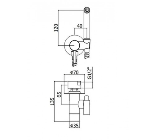 Душевой комплект Paffoni Light KITZCOL636BO110 из душевой системы с гигиеническим душем Белый матовый