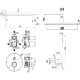 Душевая система Paffoni Light KITLIG015HGKING Золото медовое