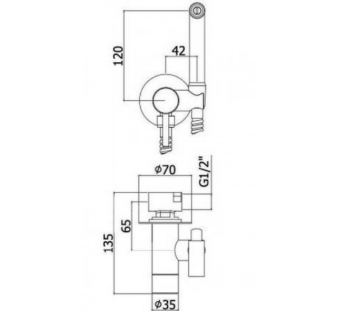 Душевой комплект Paffoni Light KITZCOL632NO110 из душевой системы с гигиеническим душем Черная матовая