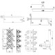 Душевая система Paffoni Modular Box KITMB019NO046KING с термостатом Черная матовая