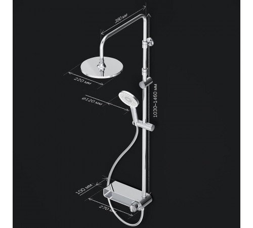 Душевая система AM.PM X-Joy F0785A600 Хром