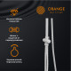 Душевая система Orange O-Shower OW02w Белый глянец