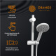 Душевая система Orange O-Shower OW02w Белый глянец