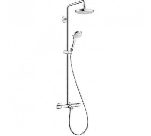 Душевая система Hansgrohe Croma Select S 27351400 с термостатом Хром Белая