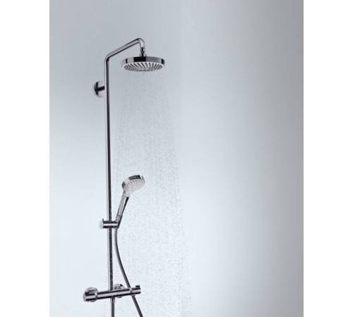 Душевая система Hansgrohe Croma Select S 27253400 с термостатом Хром Белая