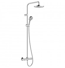 Душевая система Hansgrohe Vernis Shape Showerpipe 26318000 с термостатом Хром