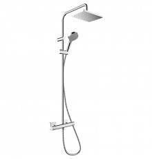 Душевая система Hansgrohe Vernis Shape Showerpipe 26286000 с термостатом Хром