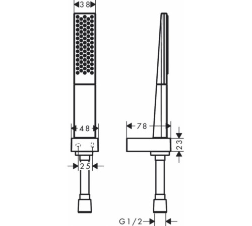 Душевой гарнитур Hansgrohe Rainfinity 26856000 Хром