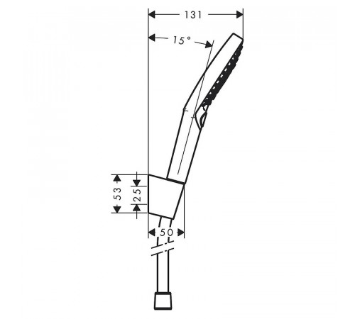 Душевой гарнитур Hansgrohe Raindance Select S 27669000 Хром