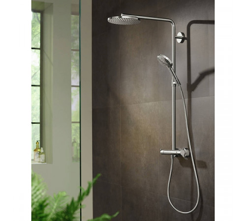 Душевая система Hansgrohe Raindance Select S 27633990 с термостатом Полированное золото