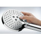 Душевая система Hansgrohe Raindance Select S Showerpipe 27633670 с термостатом Черная матовая