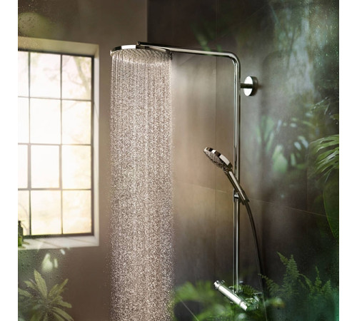 Душевая система Hansgrohe Raindance Select S 27633990 с термостатом Полированное золото