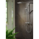 Душевая система Hansgrohe Raindance Select S Showerpipe 27633670 с термостатом Черная матовая