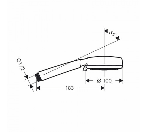 Ручной душ Hansgrohe Crometta 26823400 Хром