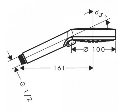 Ручной душ Hansgrohe Crometta 26330400 Хром