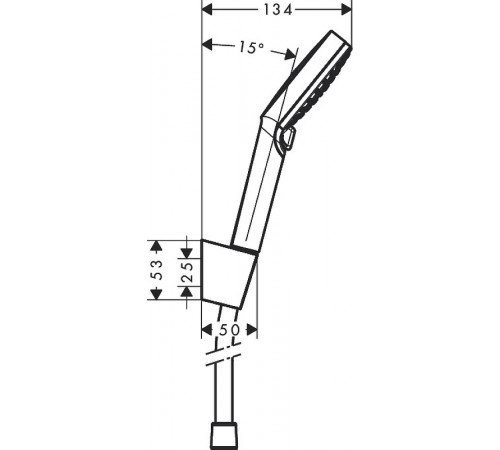 Душевой гарнитур Hansgrohe Crometta Vario EcoSmart 26693400 Хром