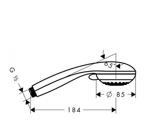 Ручной душ Hansgrohe Crometta 28563000 Хром