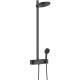 Душевая система Hansgrohe Pulsify S Showerpipe 260 2jet 24240670 с термостатом Черная матовая