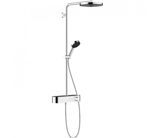 Душевая система Hansgrohe Pulsify S Showerpipe 260 1jet 24220000 с термостатом Хром