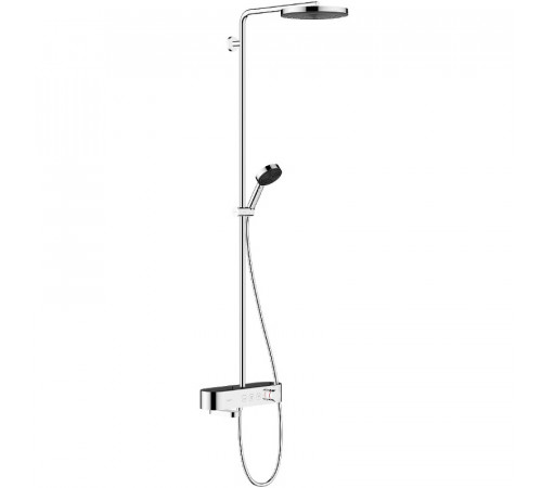 Душевая система Hansgrohe Pulsify S Showerpipe 260 1jet 24230000 с термостатом Хром